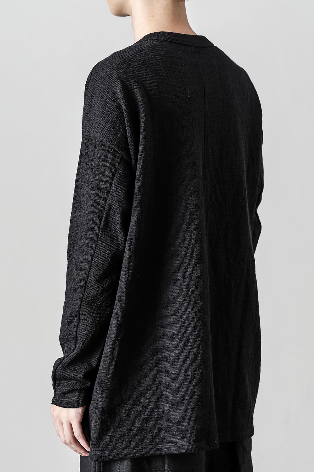 Side Pocket Wide Body Pullover Black