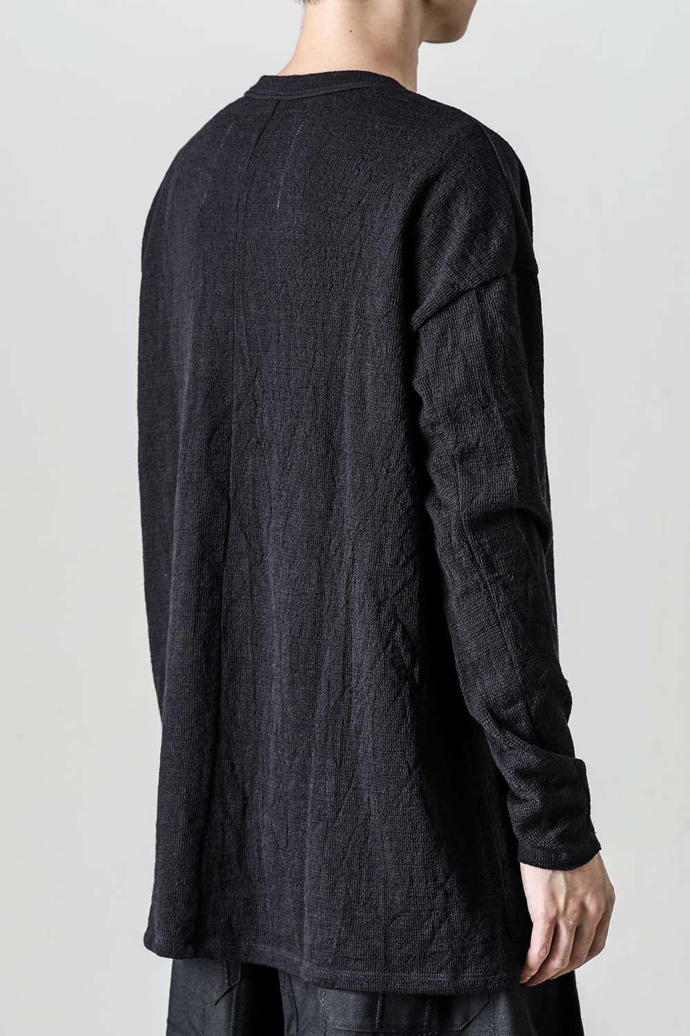 Side Pocket Wide Body Pullover Black