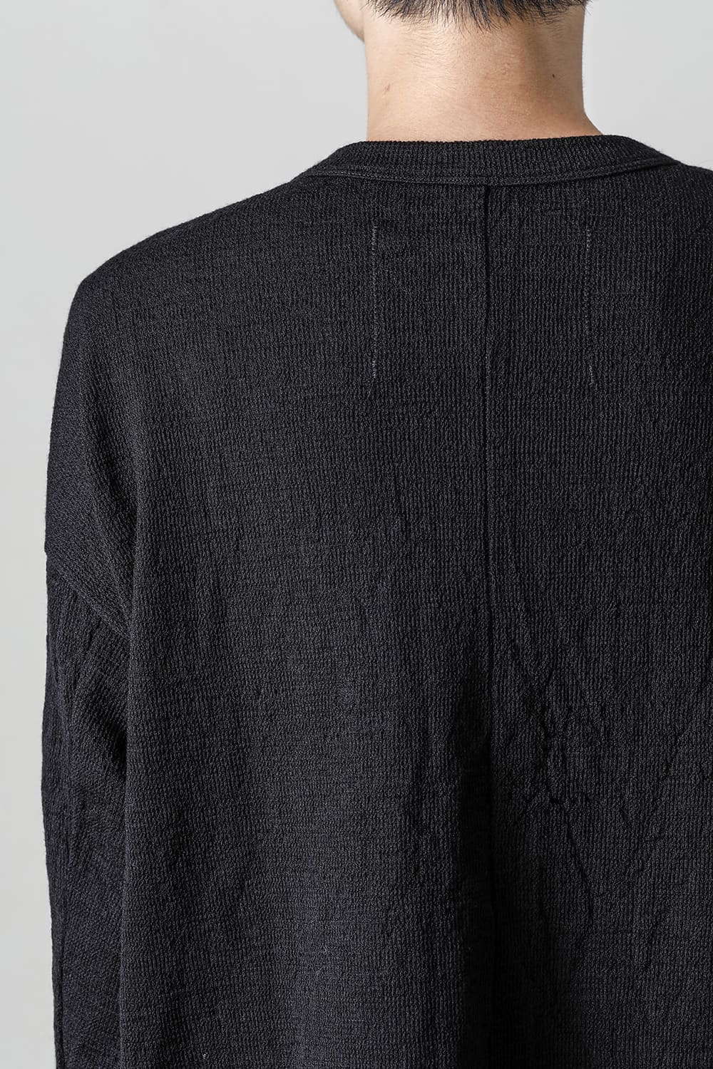 Side Pocket Wide Body Pullover Black