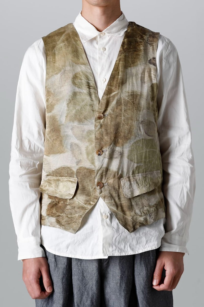 3B gilet (Leaf Print)