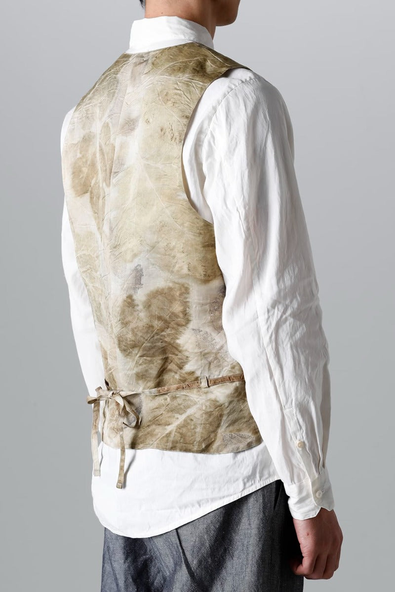 3B gilet (Leaf Print)