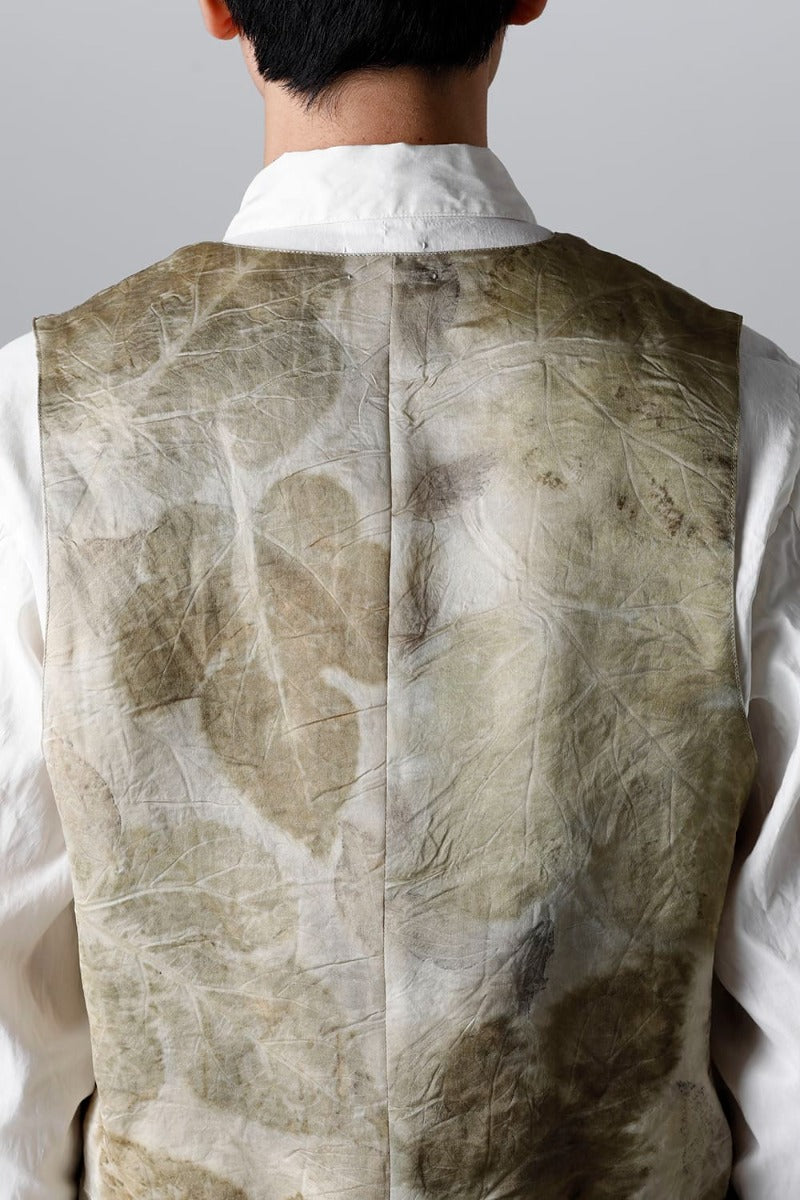 3B gilet (Leaf Print)