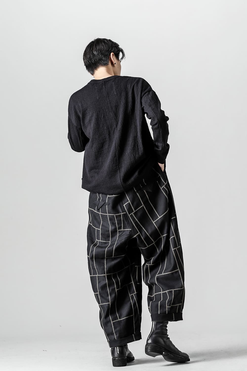 Side Pocket Wide Body Pullover Black