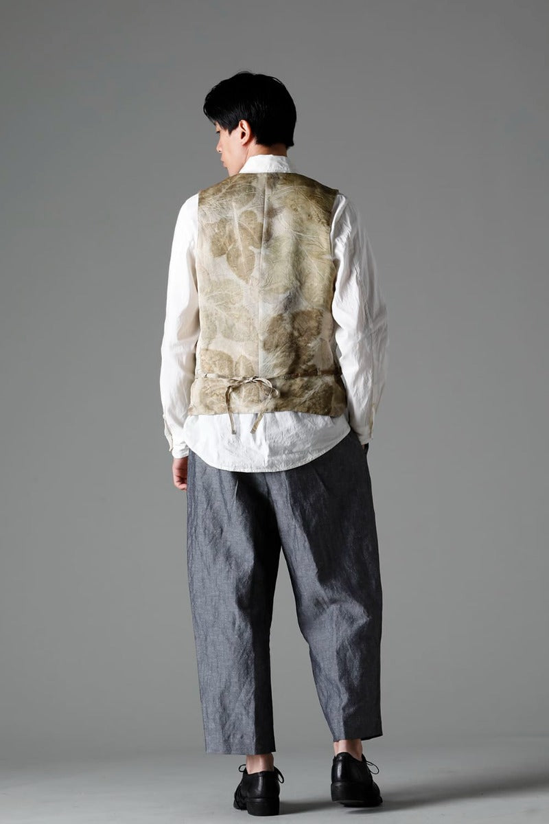 3B gilet (Leaf Print)