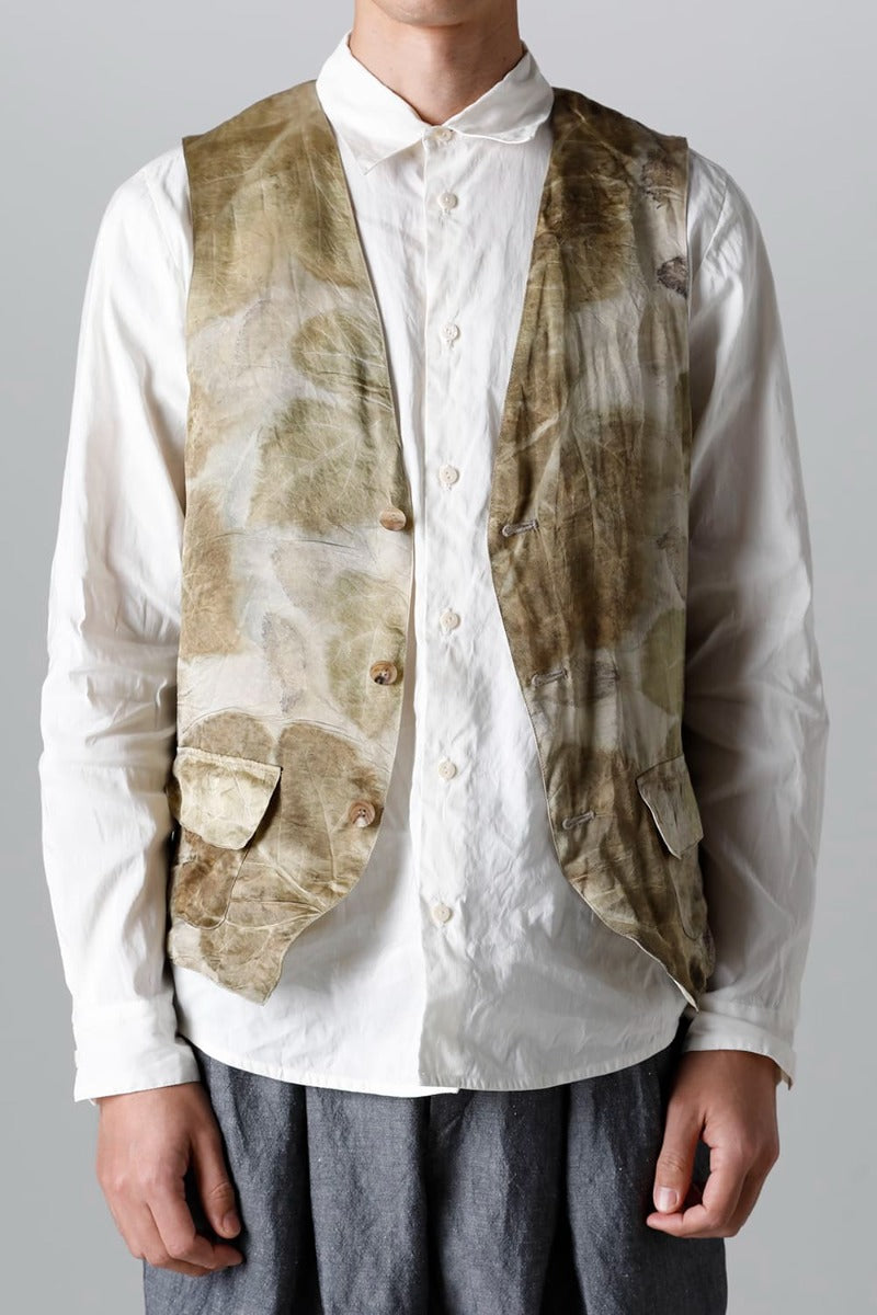 3B gilet (Leaf Print)