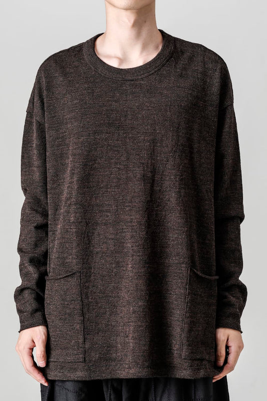 Side Pocket Wide Body Pullover Shadow