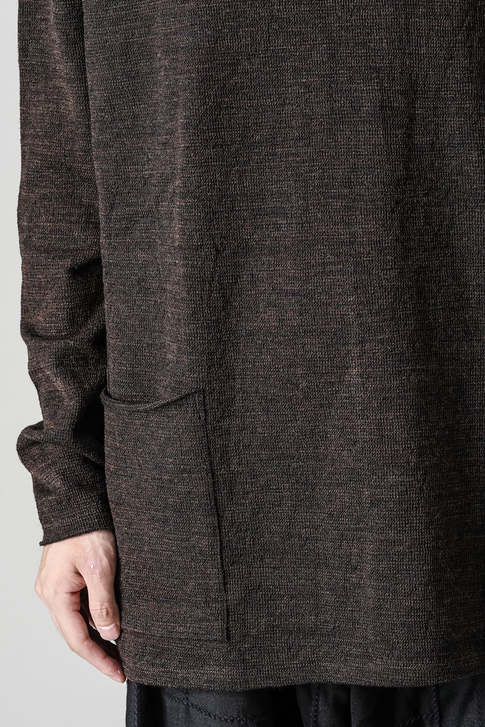 Side Pocket Wide Body Pullover Shadow