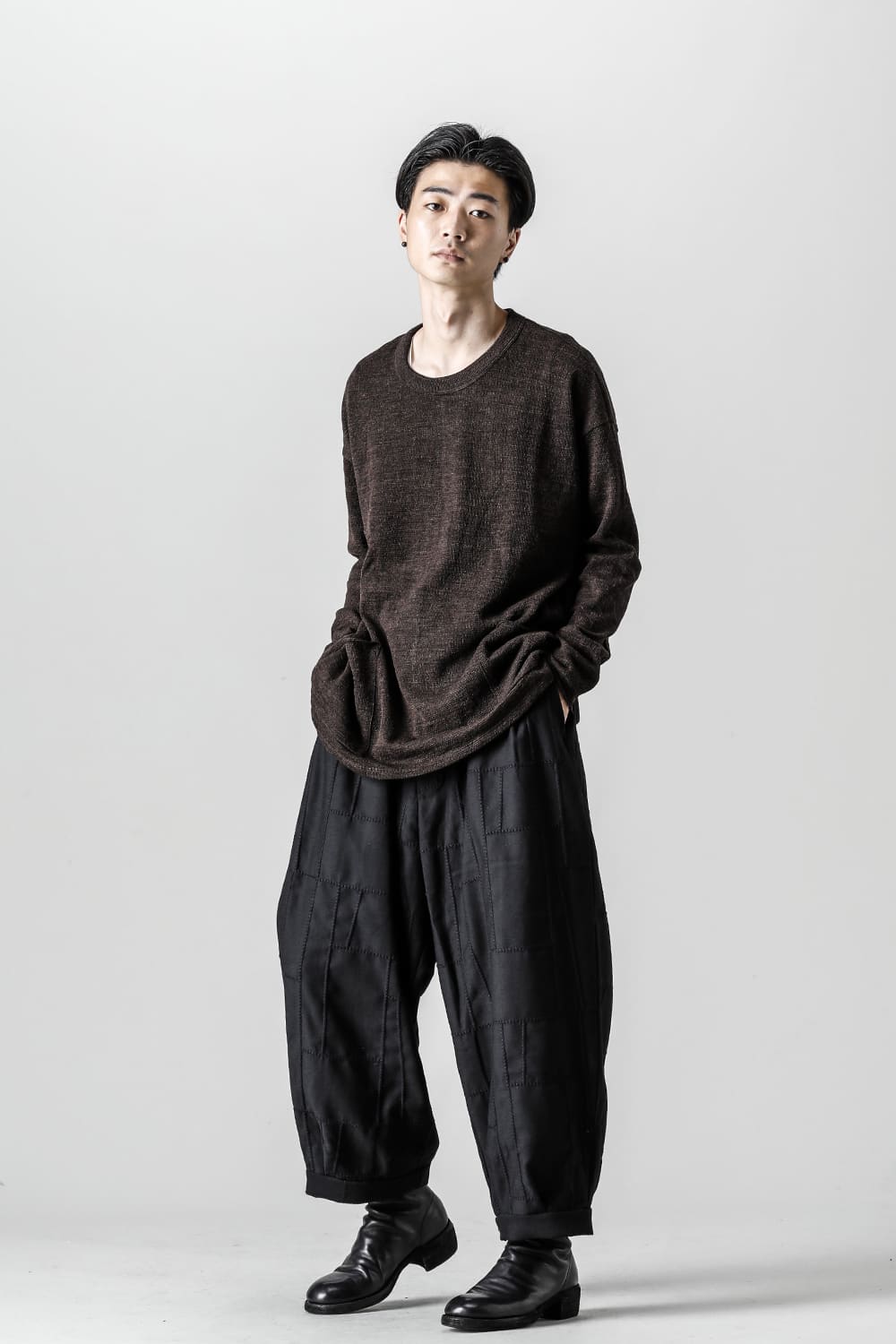 Side Pocket Wide Body Pullover Shadow