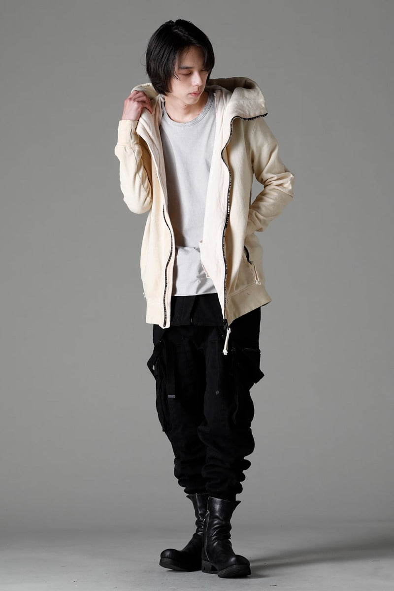 Hyper Stretch Cotton Denim Cargo Overalls  Black