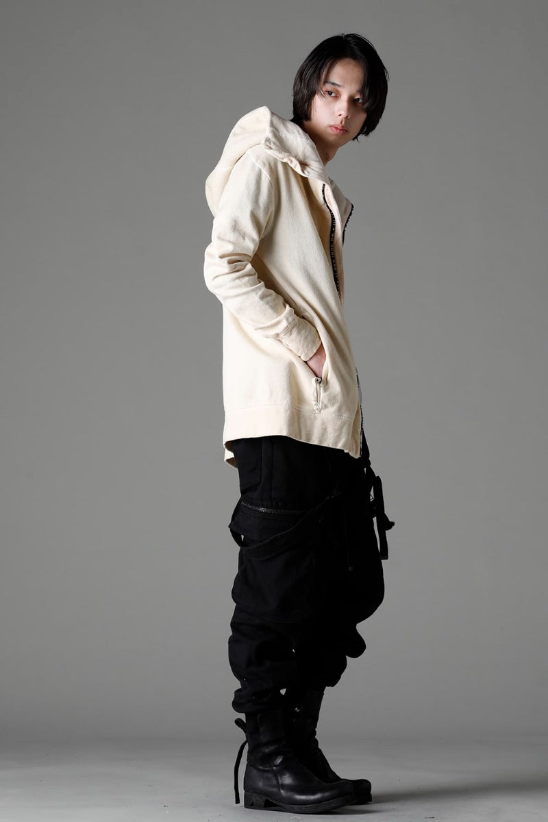 Hyper Stretch Cotton Denim Cargo Overalls  Black