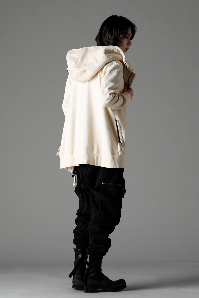 Hyper Stretch Cotton Denim Cargo Overalls  Black