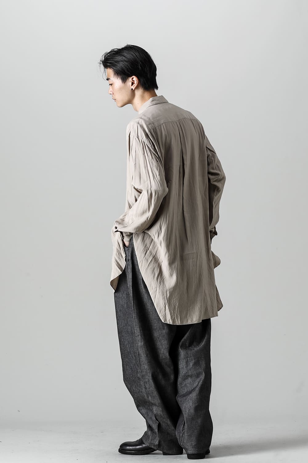 Over Sized Classic Wide Shirts Sand