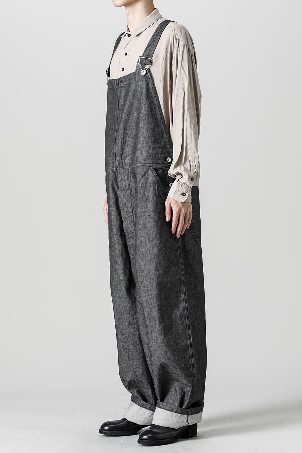 Crotch Over-All - 10oz Black Denim