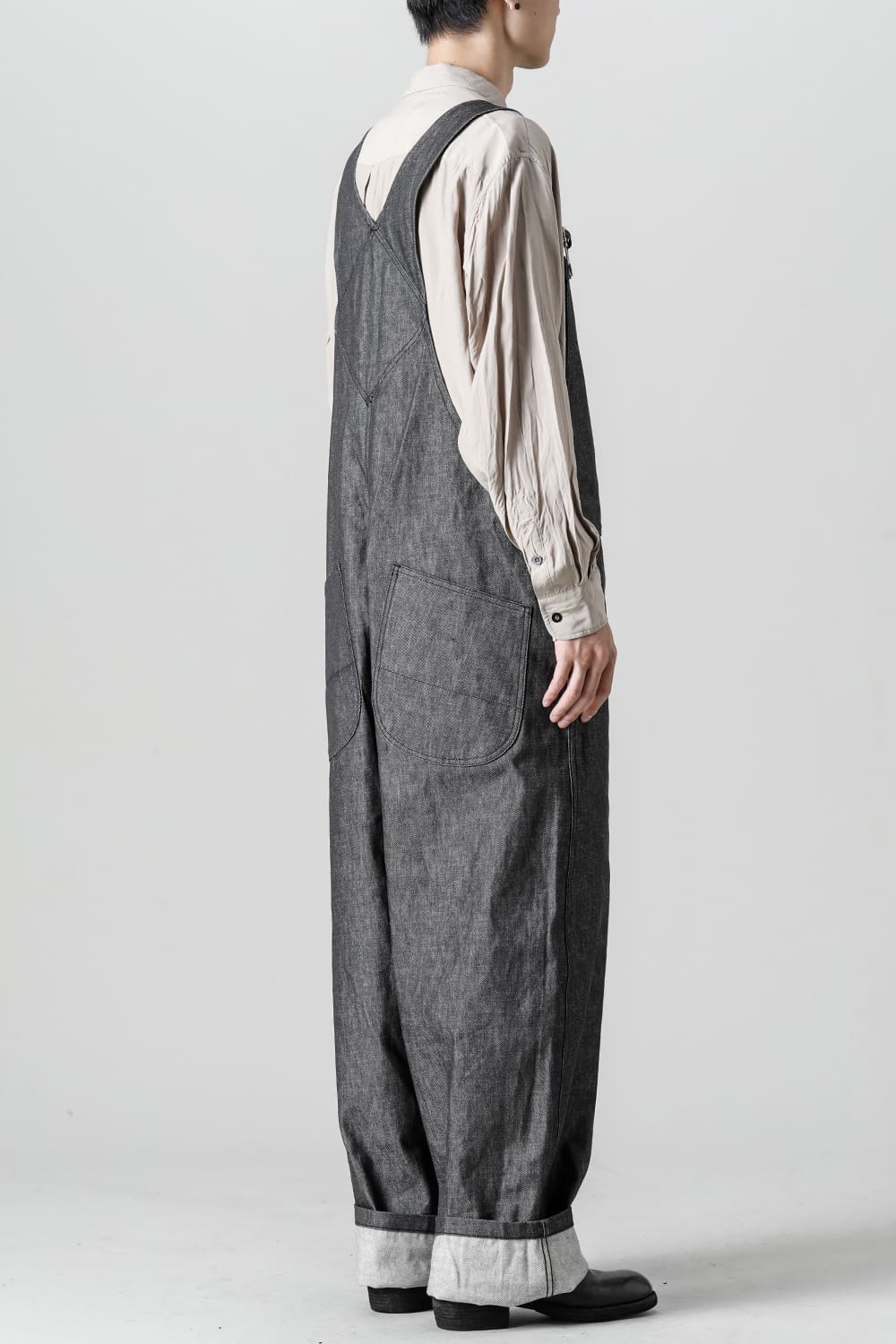 Crotch Over-All - 10oz Black Denim