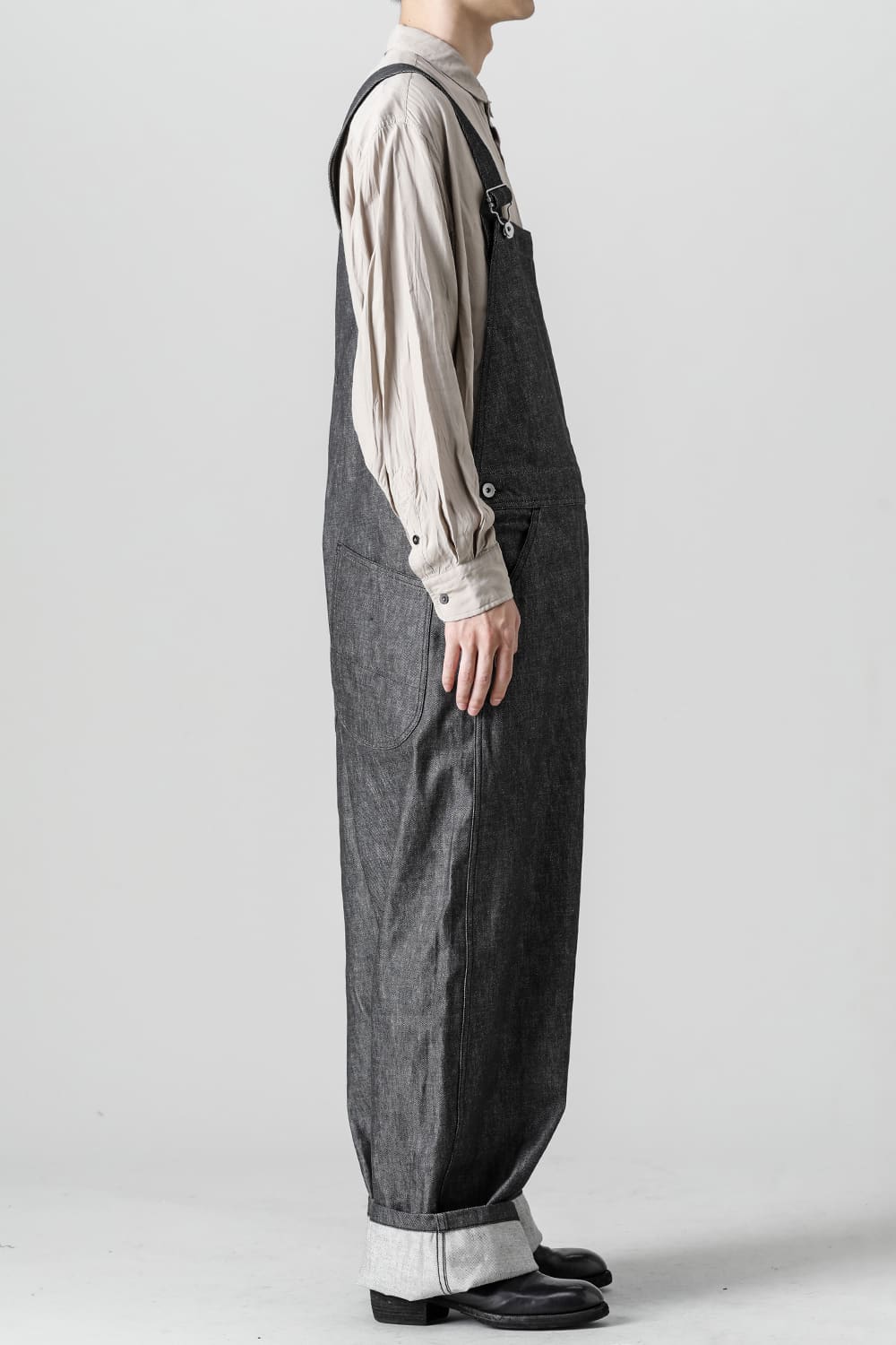 Crotch Over-All - 10oz Black Denim