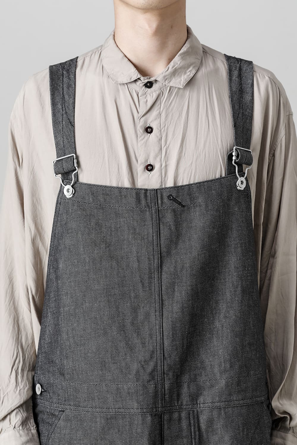 Crotch Over-All - 10oz Black Denim