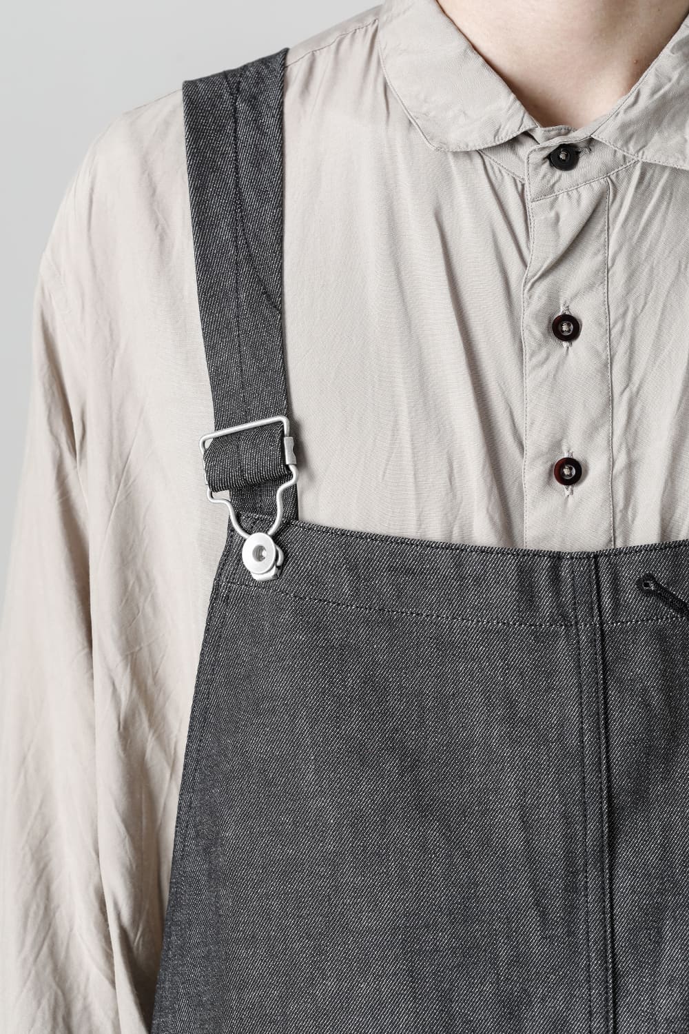 Crotch Over-All - 10oz Black Denim