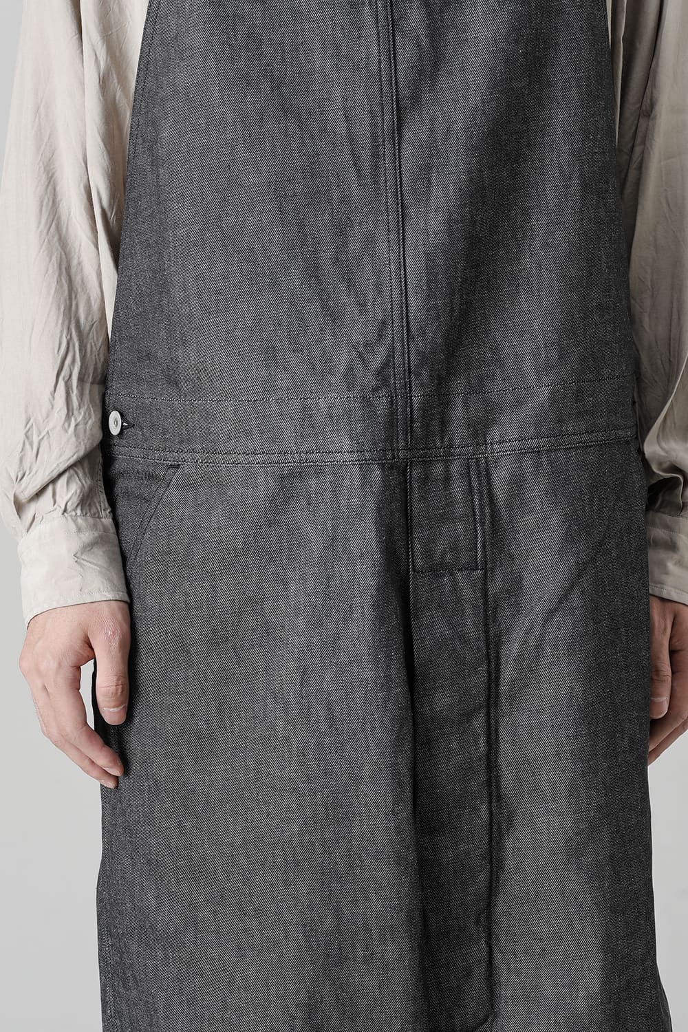 Crotch Over-All - 10oz Black Denim