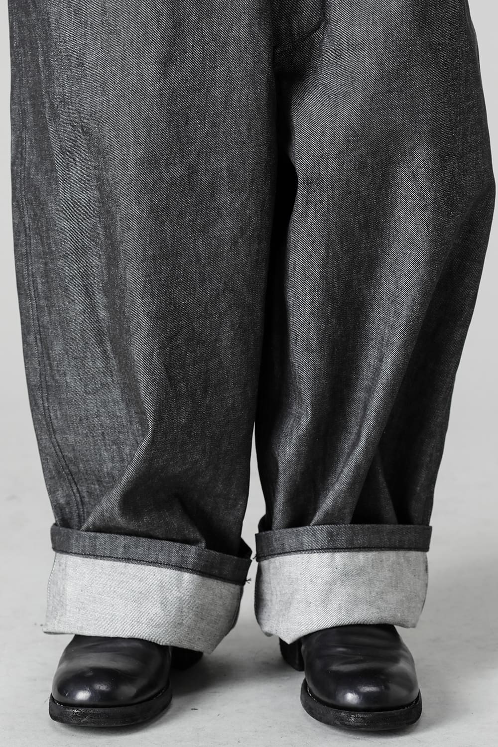 Crotch Over-All - 10oz Black Denim