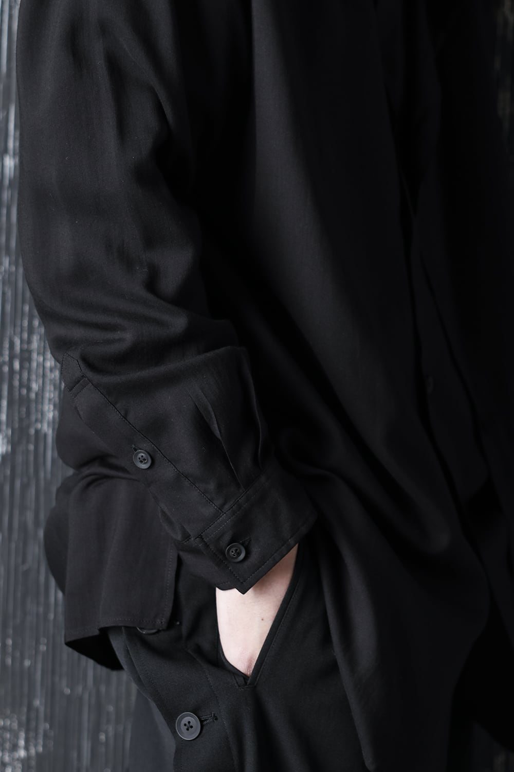 Left Double tencel Blouse