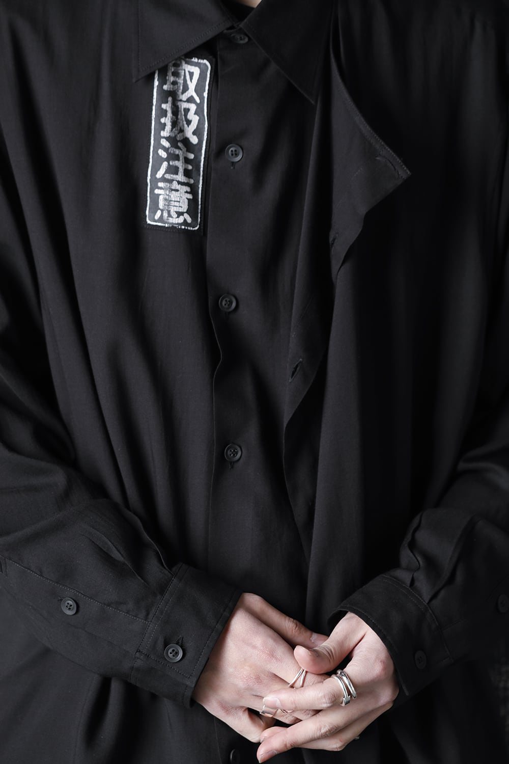 Left Double tencel Blouse