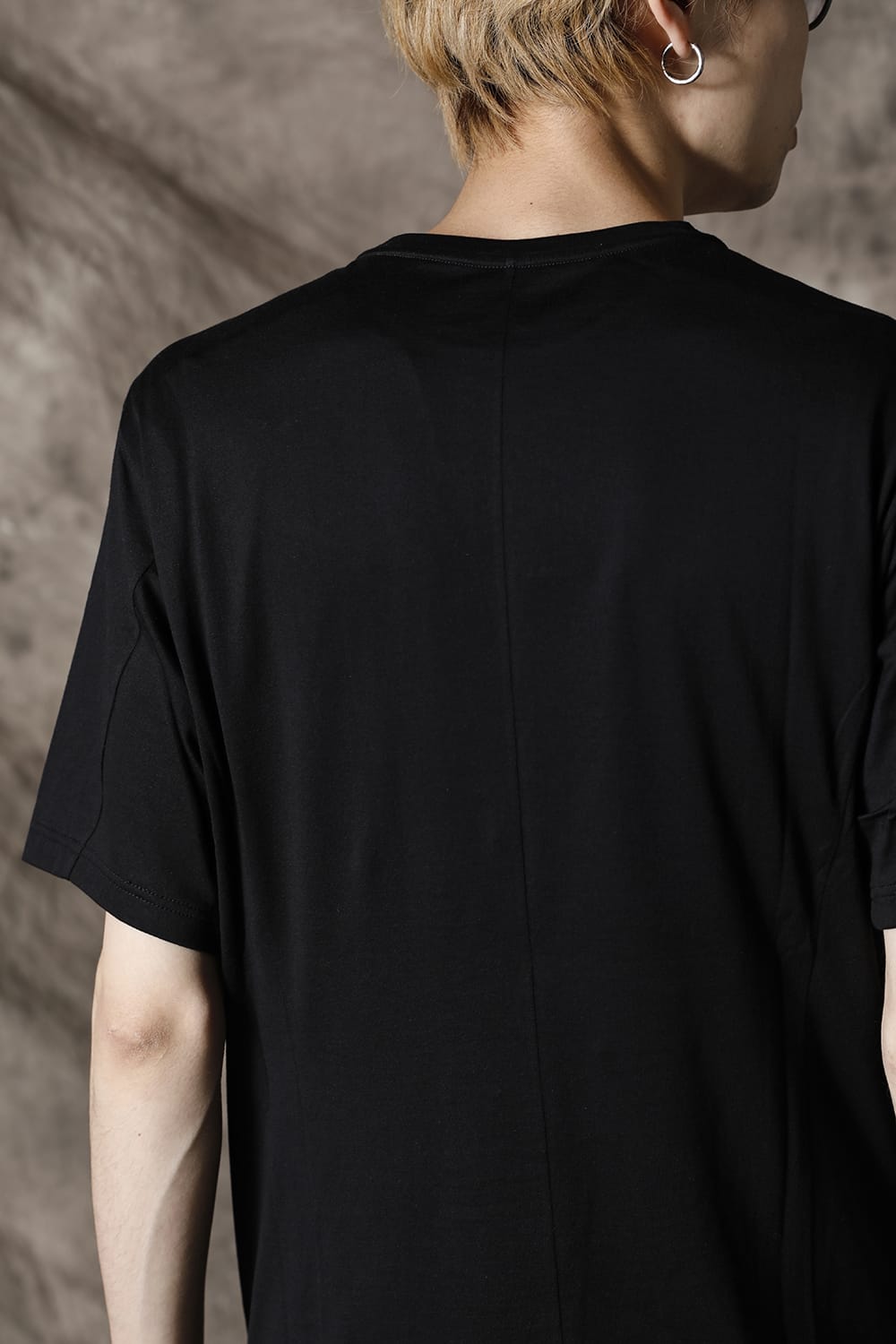 Short sleeve egyptian cotton jersey (SUVIN)  Black