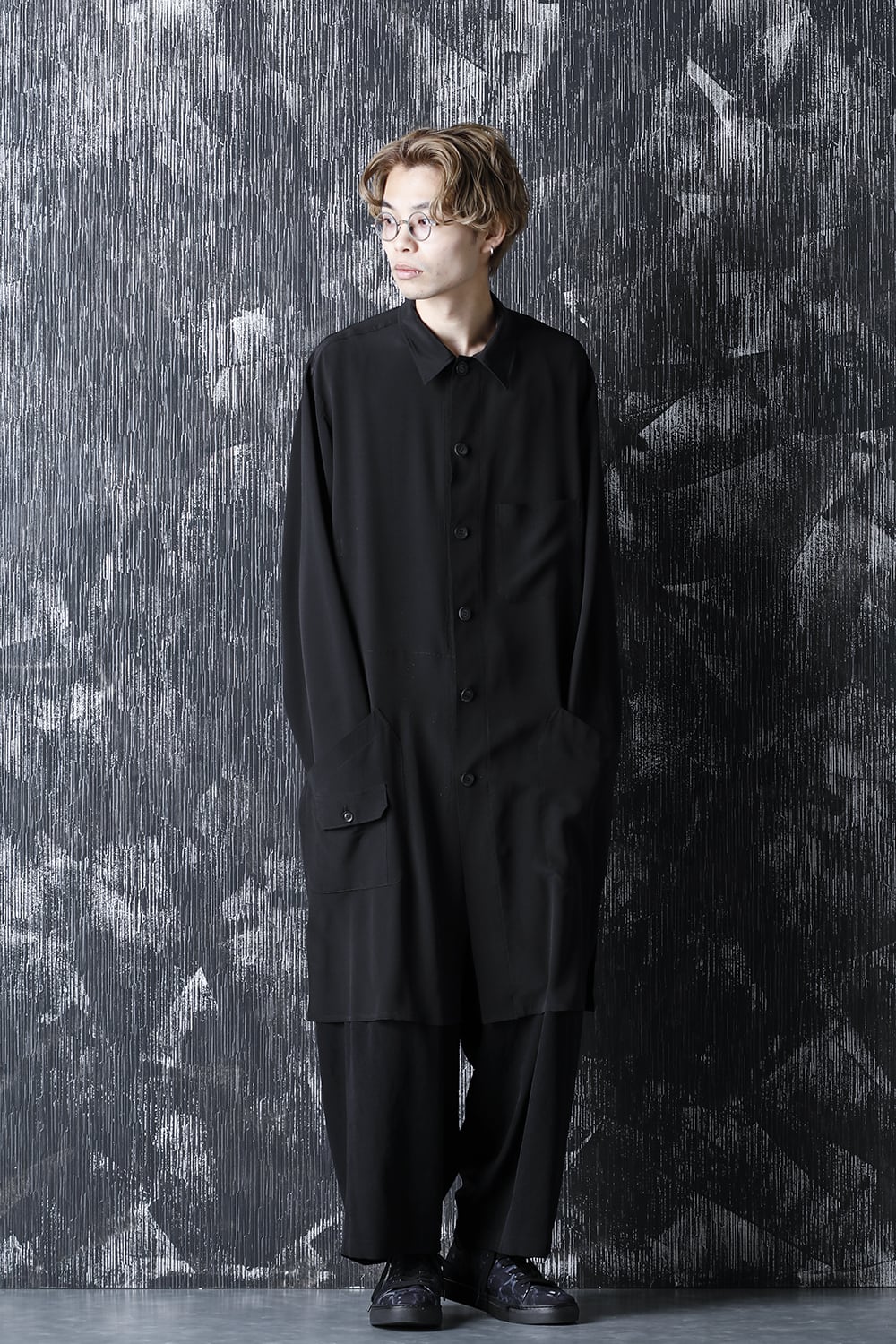 Double silk Out parts Blouse