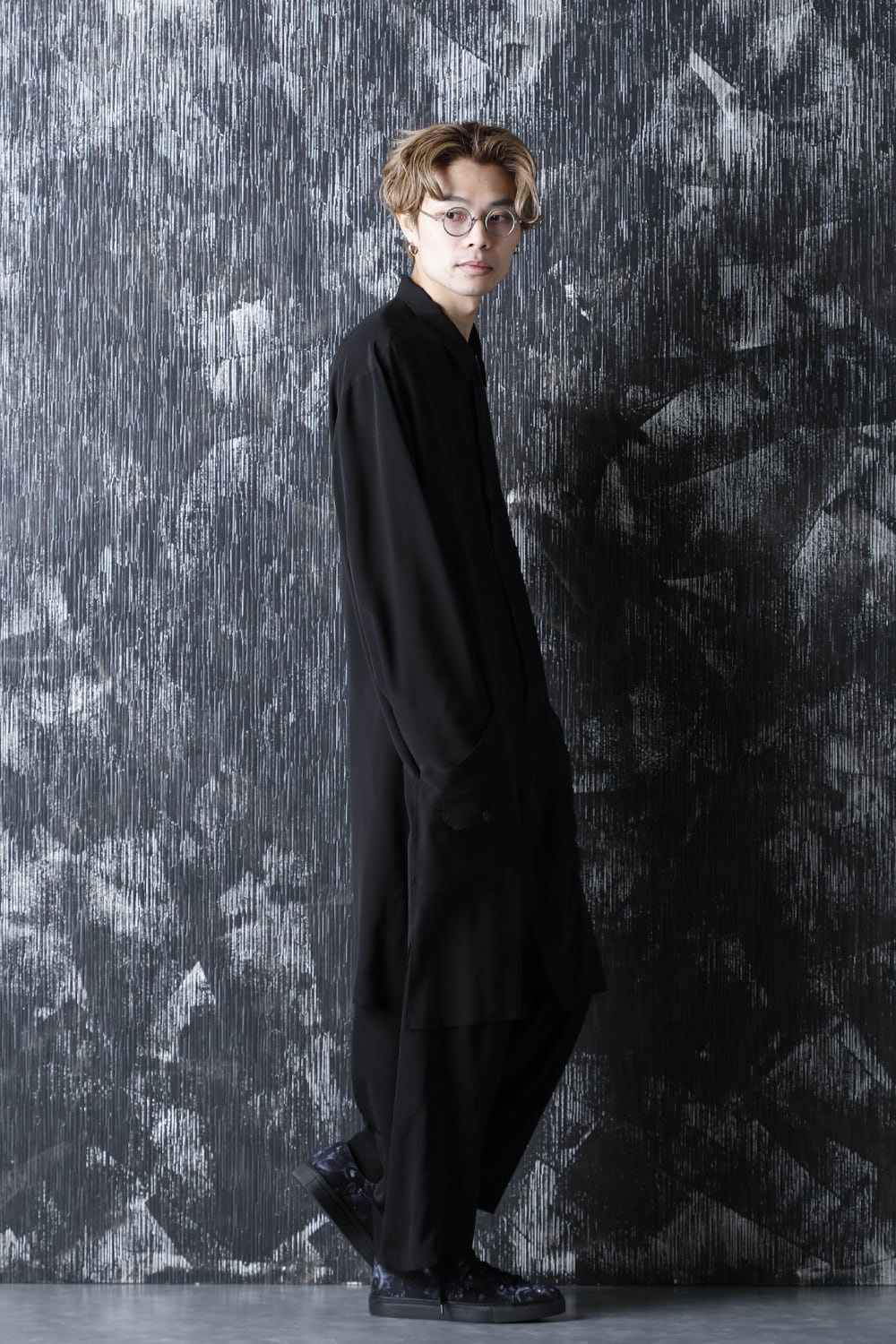 Double silk Out parts Blouse