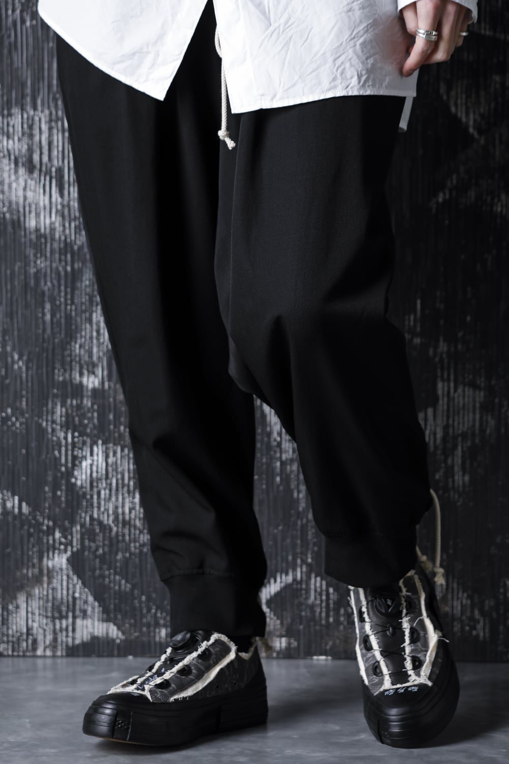 Double String opening Lace up Pants