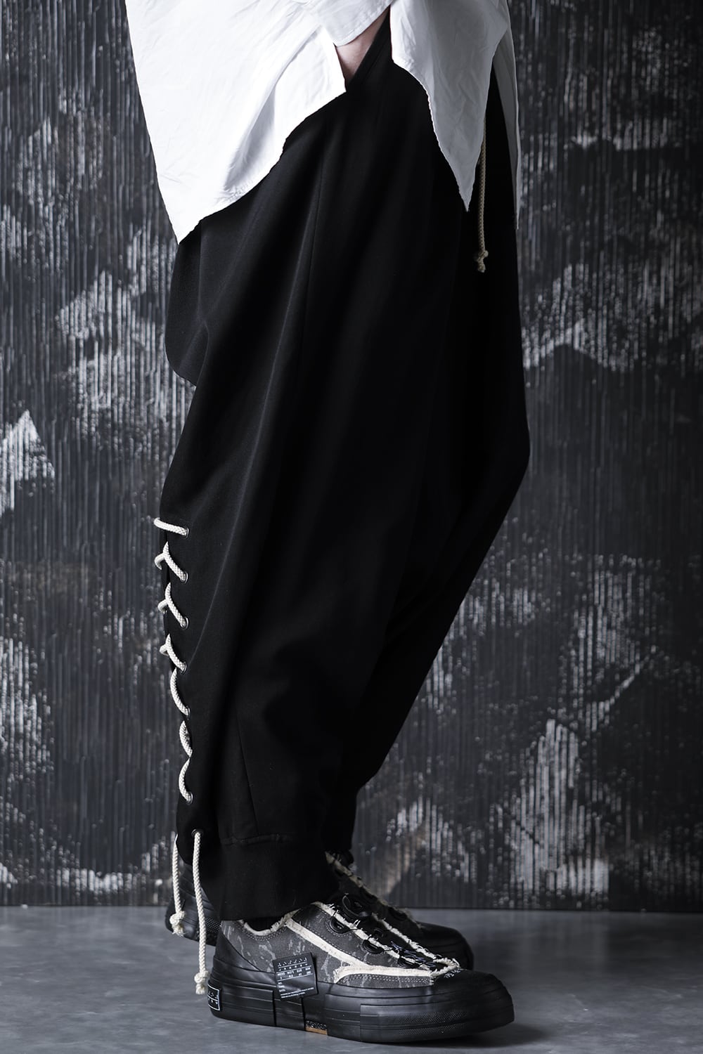 Double String opening Lace up Pants