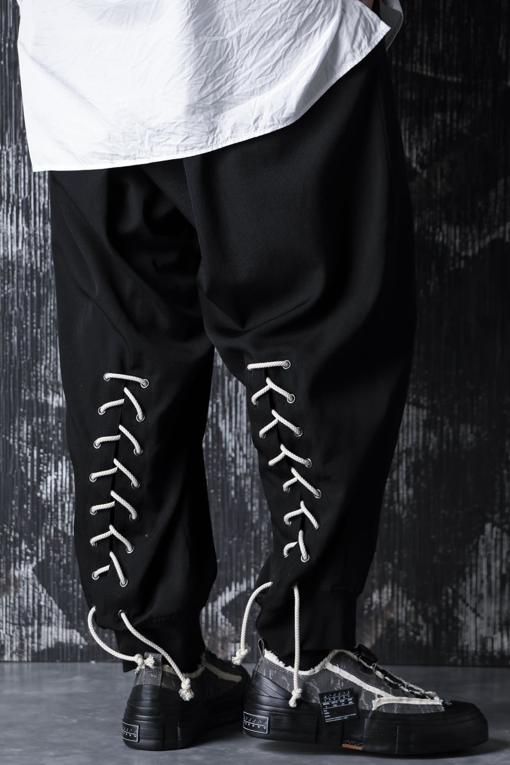 Double String opening Lace up Pants
