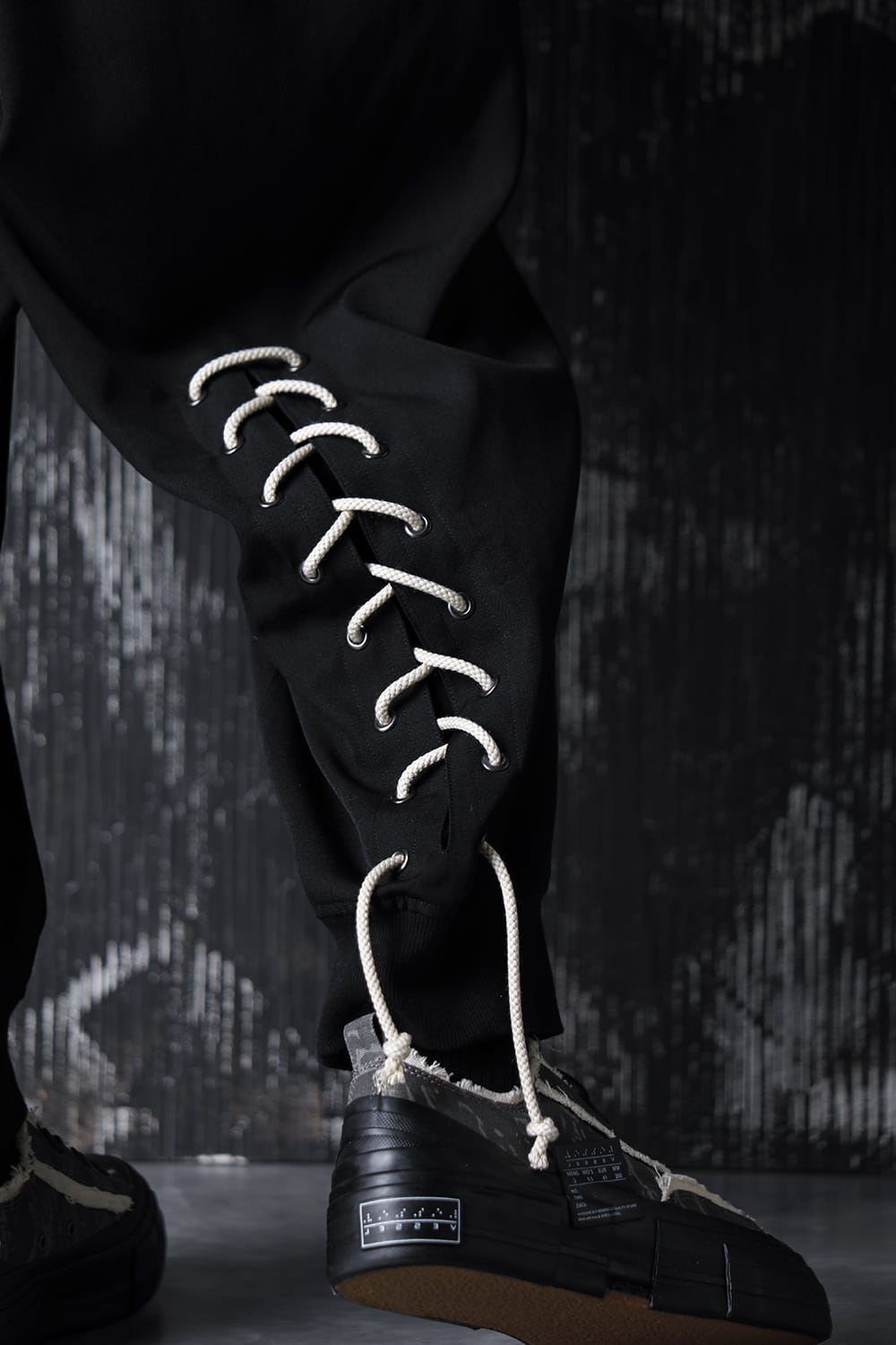 Double String opening Lace up Pants