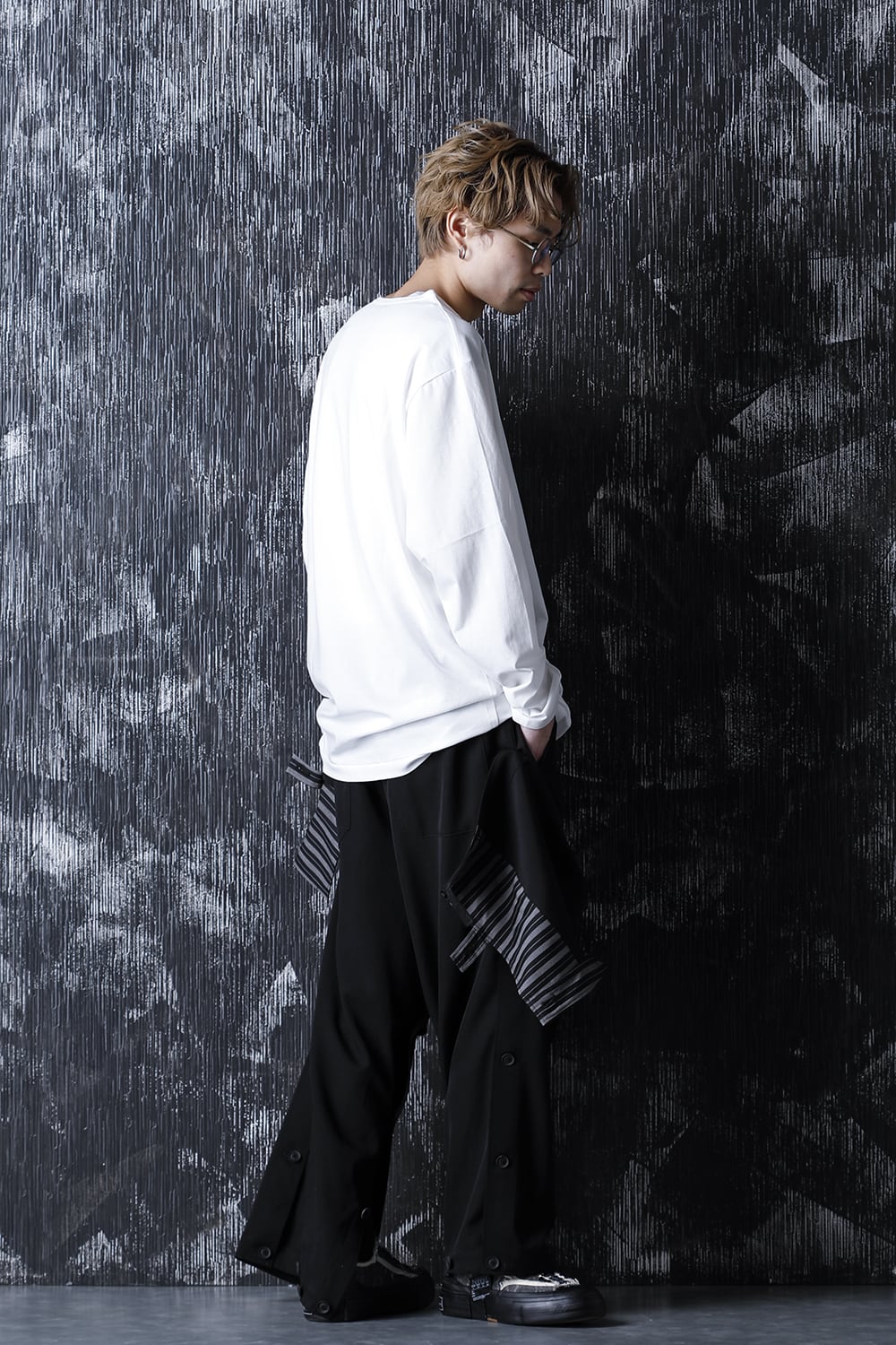 Front cover Wrinkle gabardine Pants