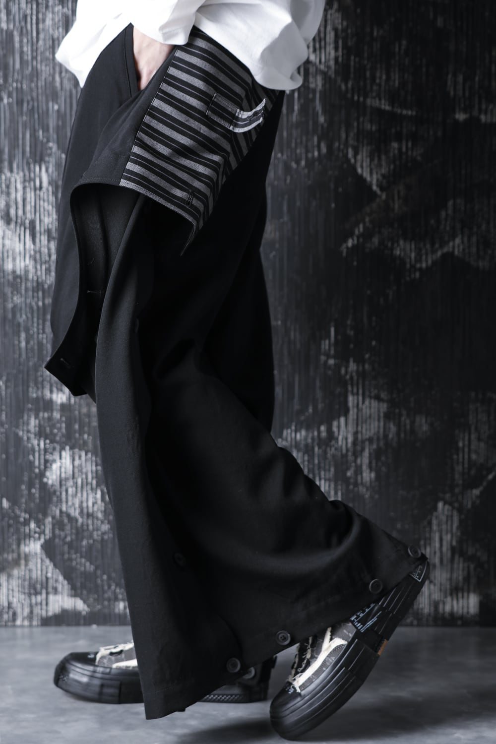 Front cover Wrinkle gabardine Pants