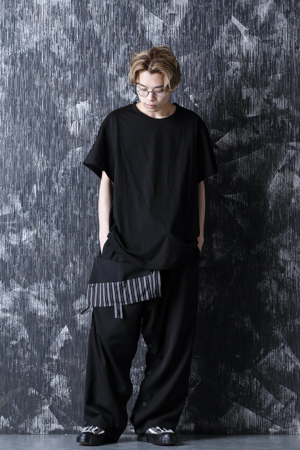 Round neck Half sleeve T-Shirt Black