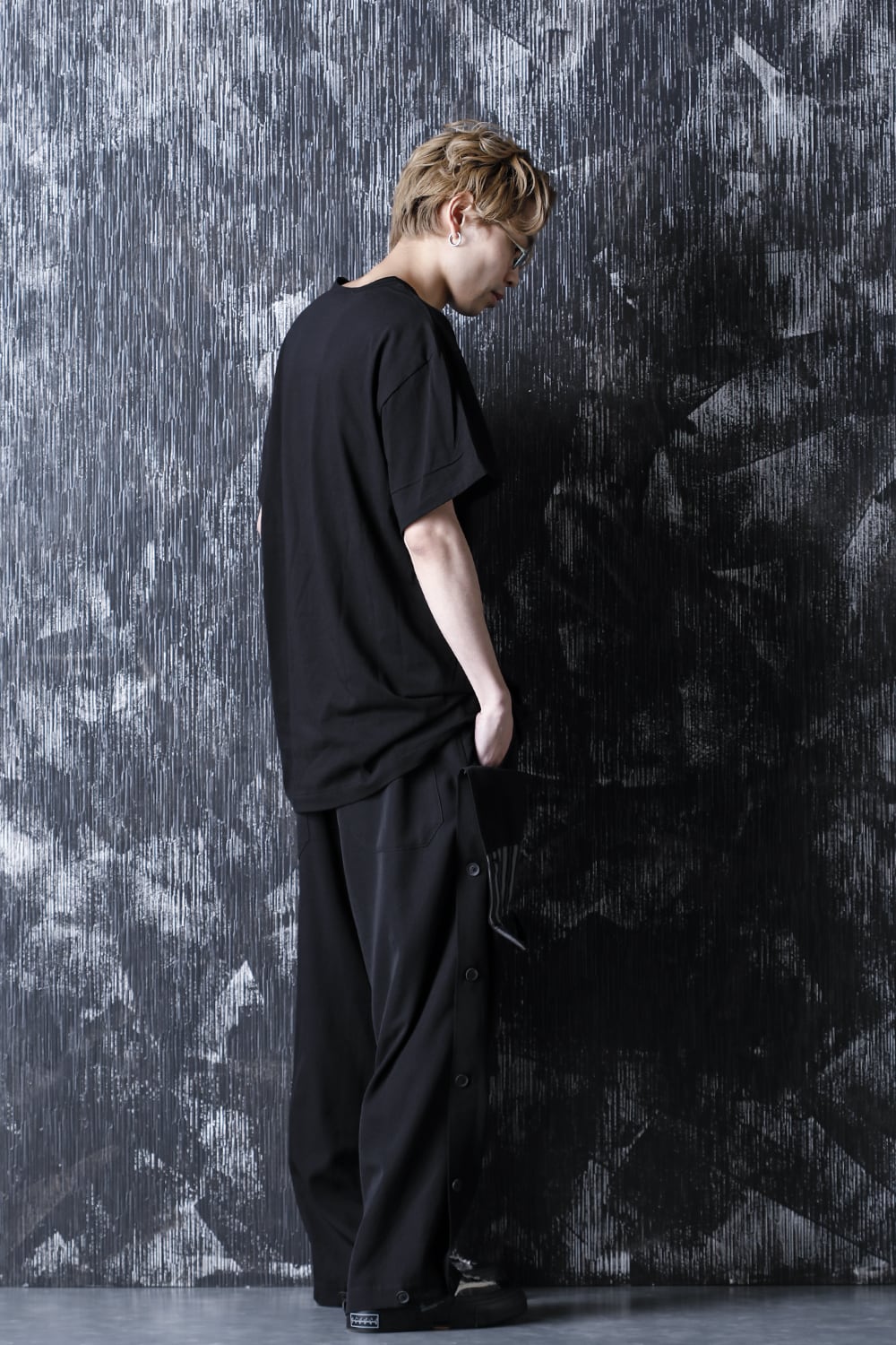 Round neck Half sleeve T-Shirt Black