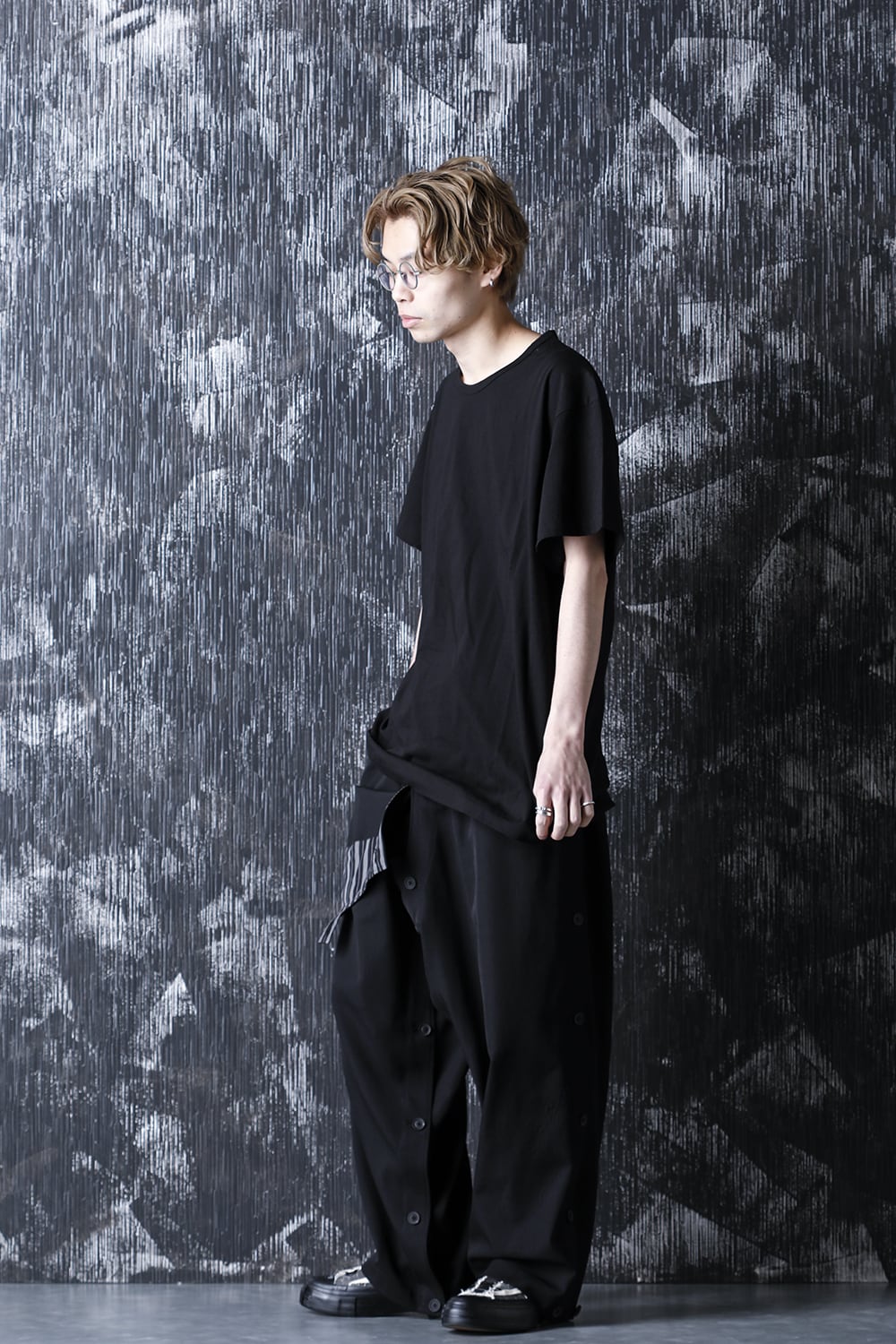 Round neck Half sleeve T-Shirt Black