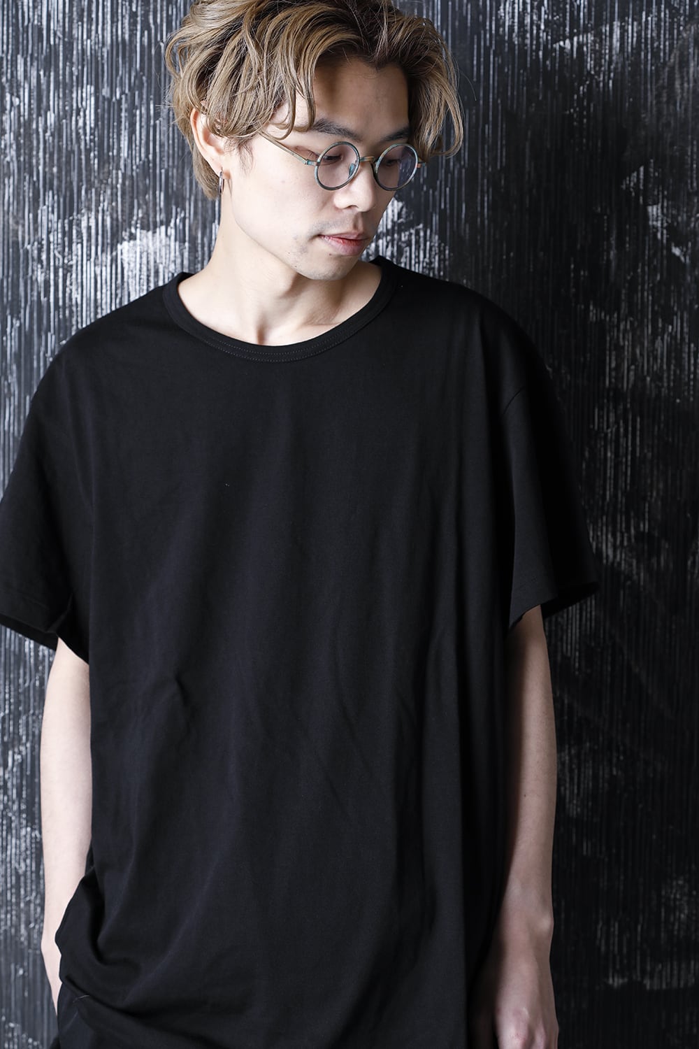 Round neck Half sleeve T-Shirt Black