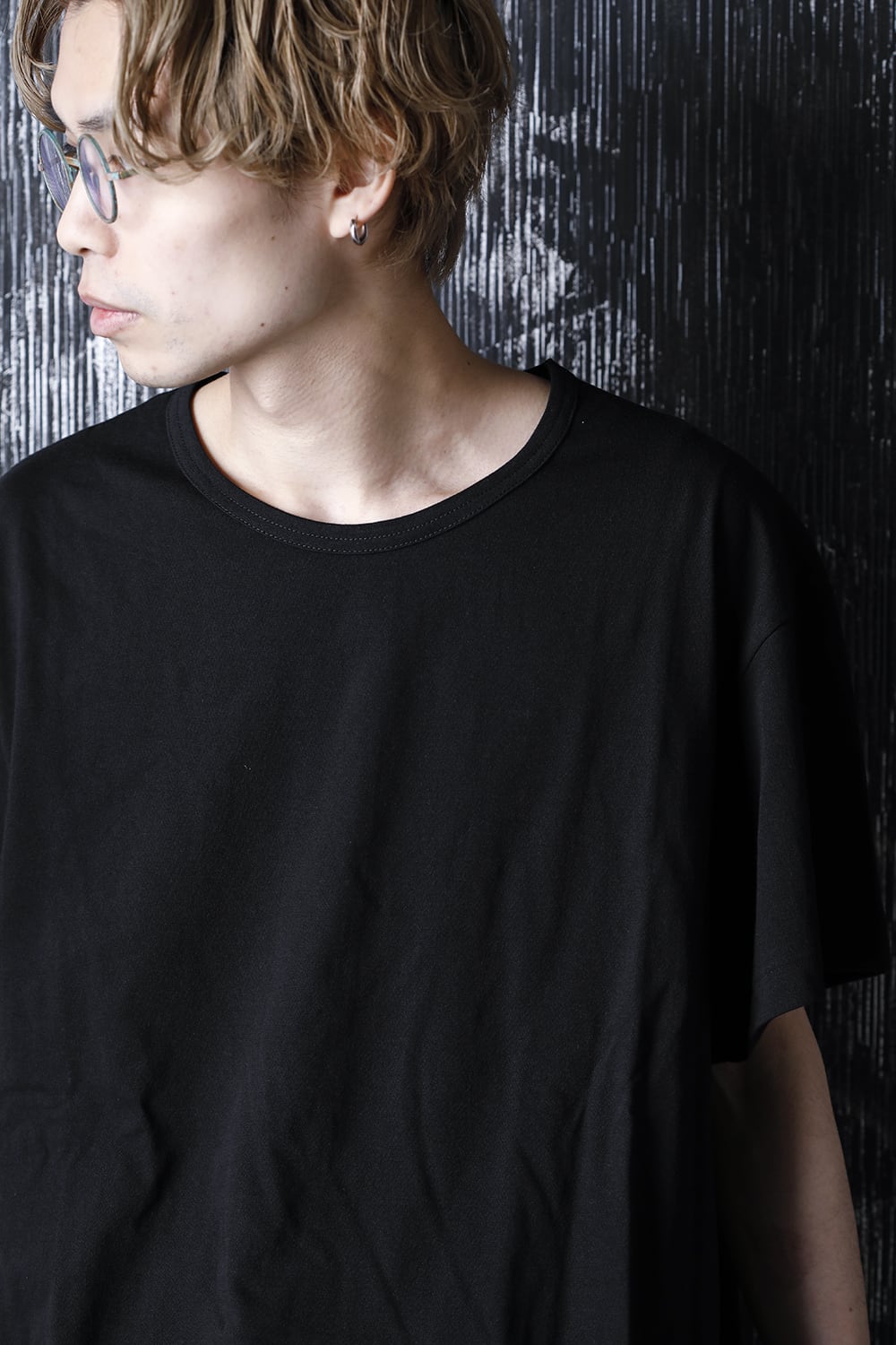 Round neck Half sleeve T-Shirt Black