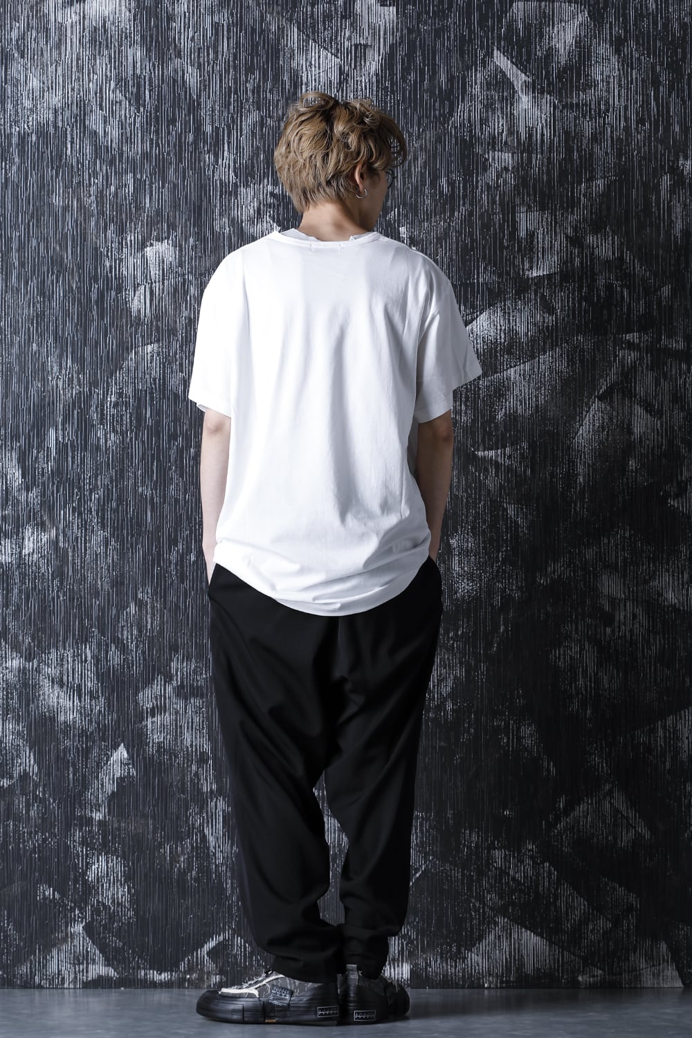 Round neck Half sleeve T-Shirt Off white