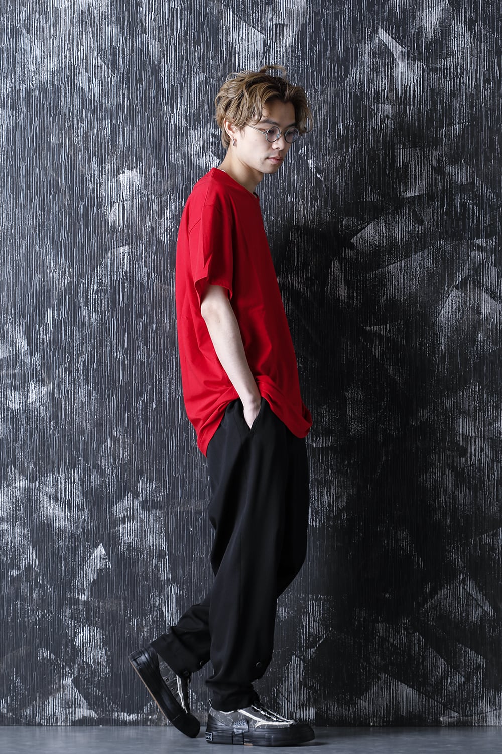 Round neck Half sleeve T-Shirt Red