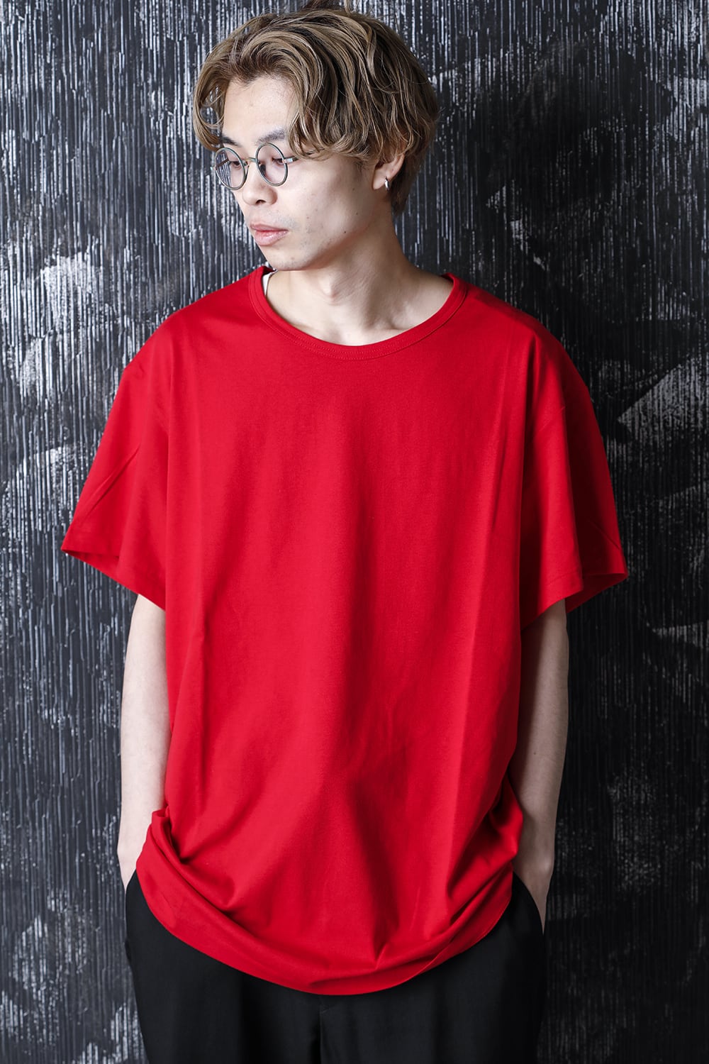 Round neck Half sleeve T-Shirt Red