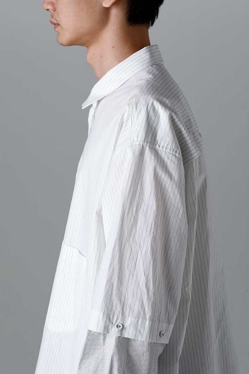 Stripe Detachable Shirt