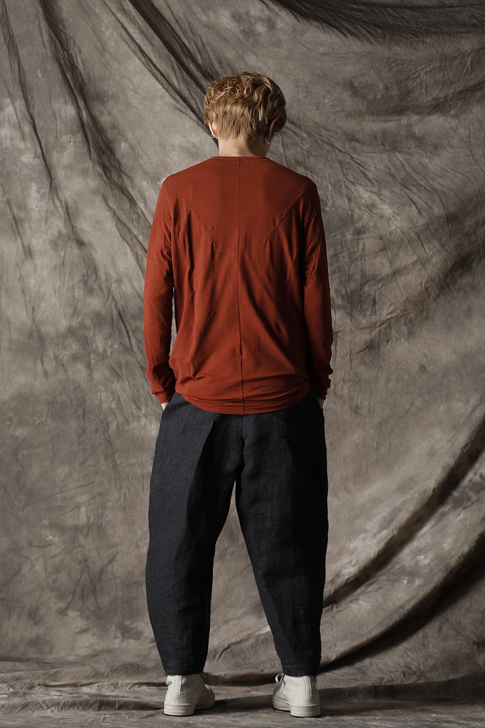 ロング スリーブ ライト ジャージー ダークオレンジ