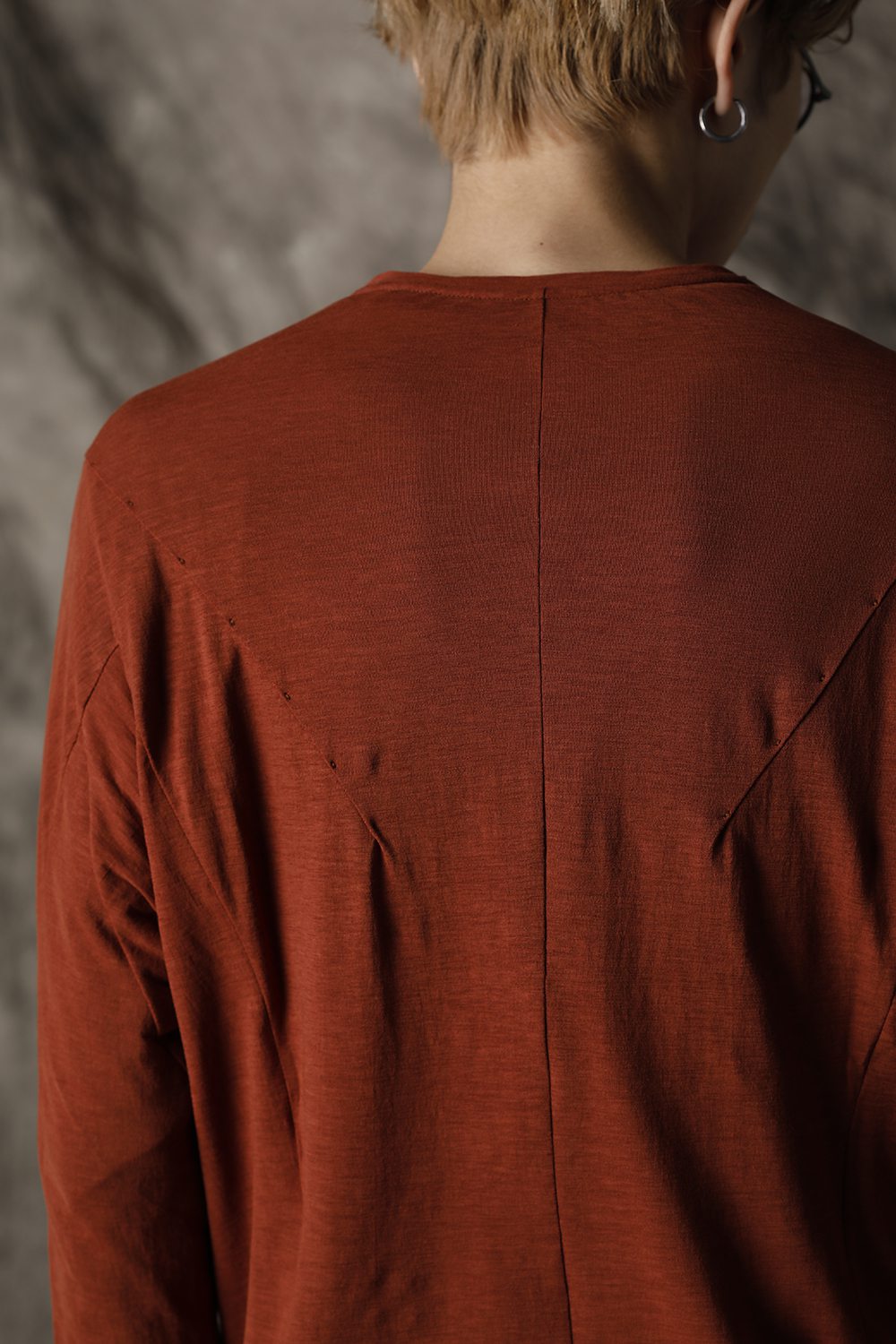 ロング スリーブ ライト ジャージー ダークオレンジ