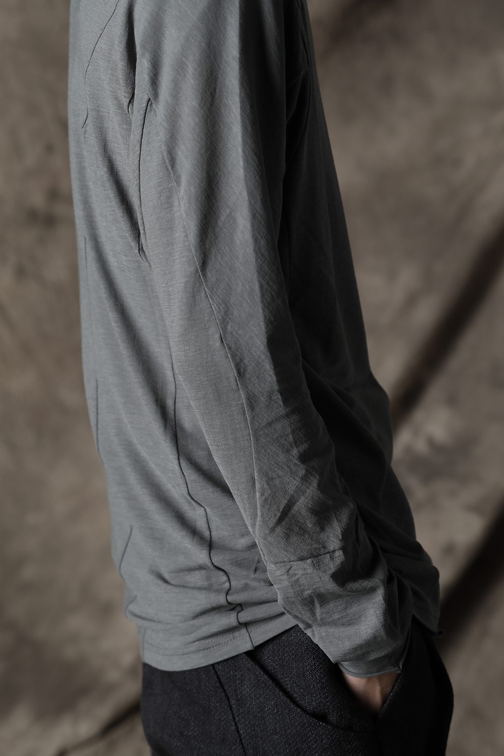 ロング スリーブ ライト ジャージー ダークミント