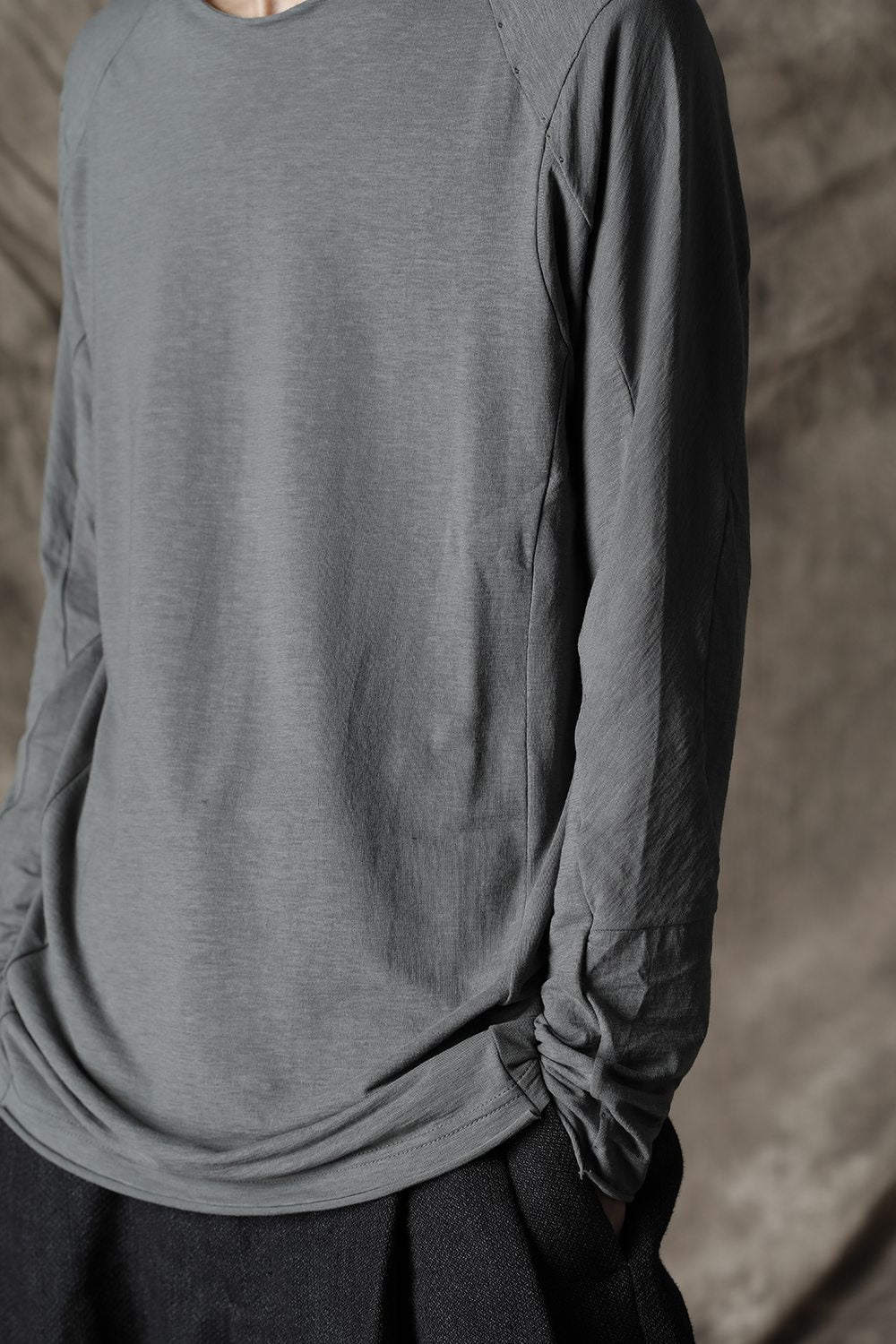 ロング スリーブ ライト ジャージー ダークミント