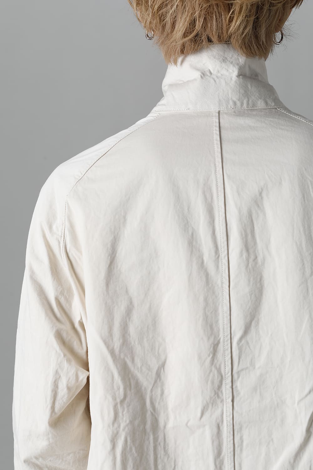 CUT-CHRONO Middle Coat  Ecru