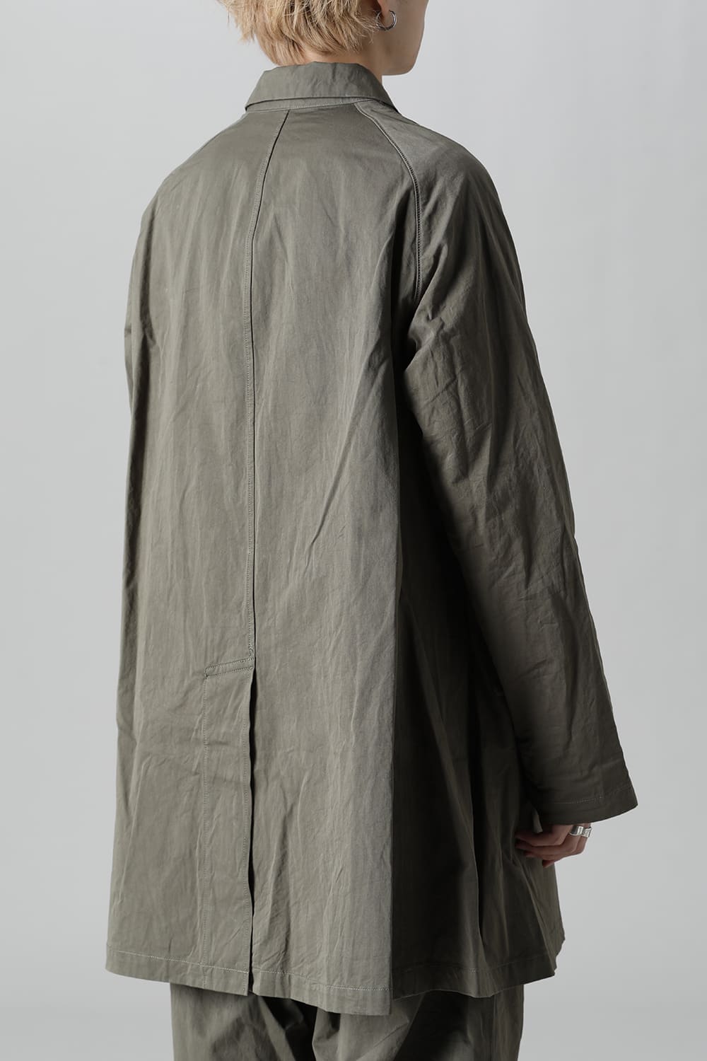 CUT-CHRONO Middle Coat  Olive