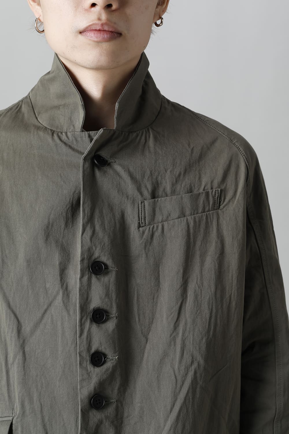 CUT-CHRONO Middle Coat  Olive